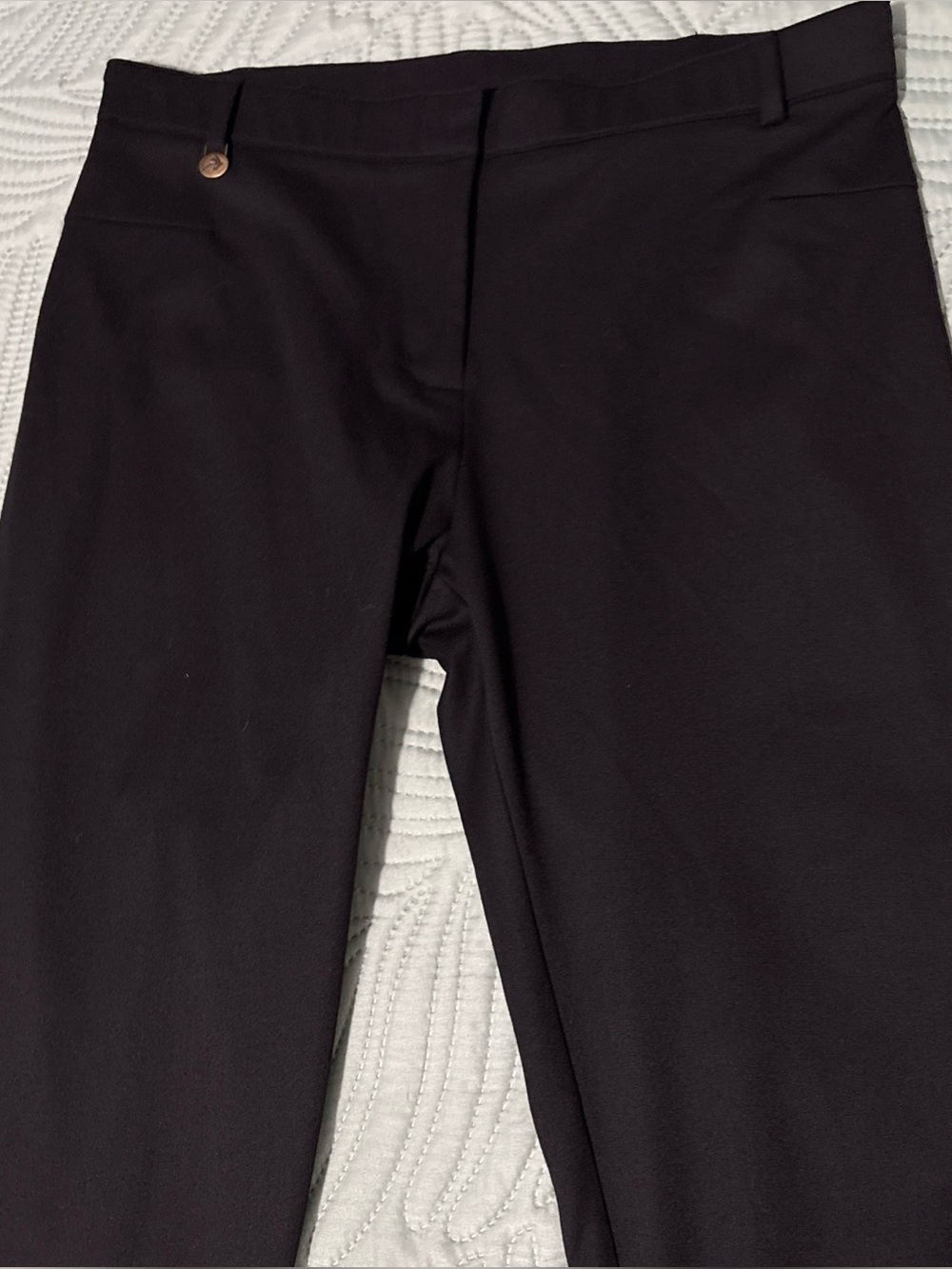 Orvis Women’s Size 8 Black Viscose Rayon Polyester Straight Leg Pants